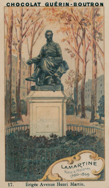 Lamartine, digter og historiker, 1790-1869, Erigee Avenue Henri Martin af French School