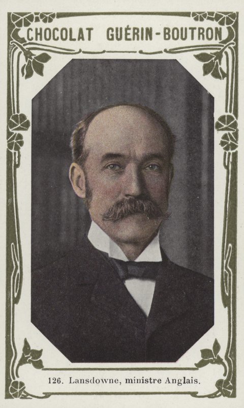 Lansdowne, engelsk minister (farvet foto) af French School