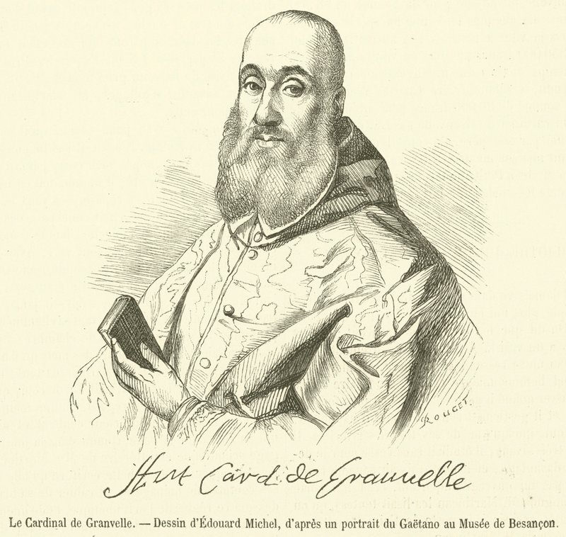 Cardinal de Granvelle (gravering) af French School