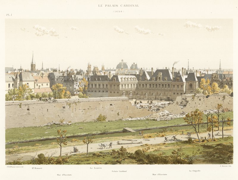Kardinalpaladset, 1634 af French School