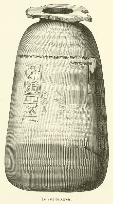 Vasen af ​​Xerxes (gravering) af French School