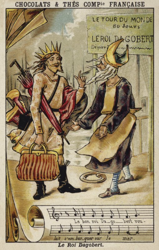 Den gode konge Dagobert, fransk sang af French School