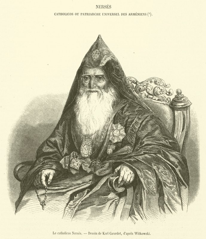 Le Catholicos Nerses (gravering) af French School