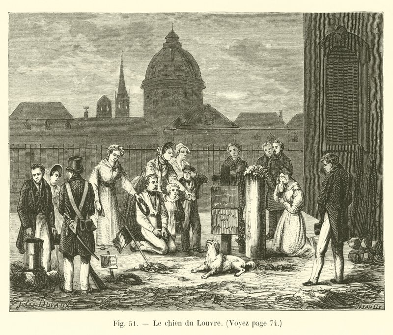 Louvres hund af French School