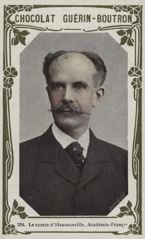 Greven af ​​Haussonville, Academie-Francaise (farvet foto) af French School