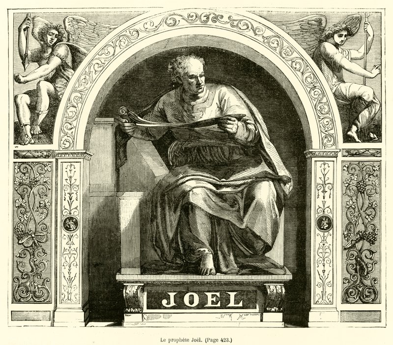 Le profeten Joel (gravering) af French School