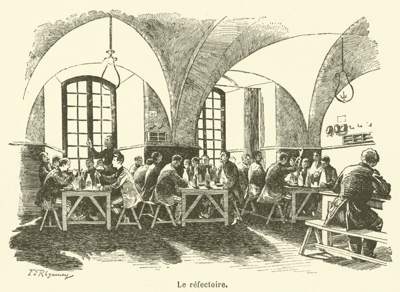 Refektoriet (kobberstik) af French School
