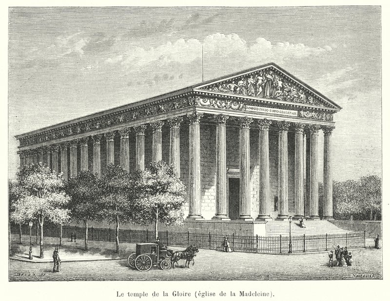 Herlighedens tempel, Madeleine-kirken af French School