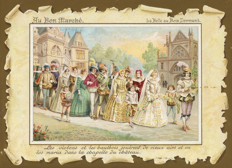Forlader kapellet, Tornerose af French School