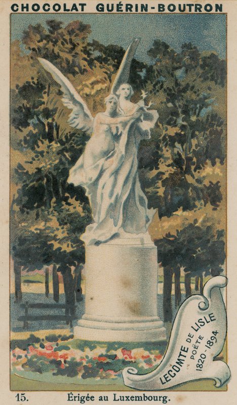 Leconte de Lisle, digter, 1820-1894, opført i Luxembourg af French School