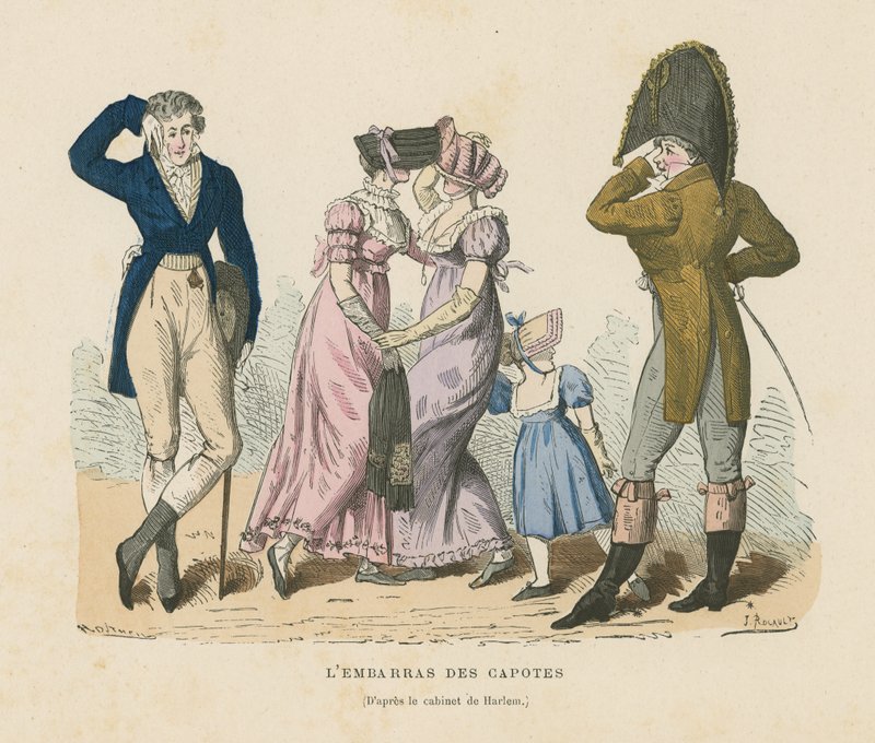 Lembarras des capotes  af French School