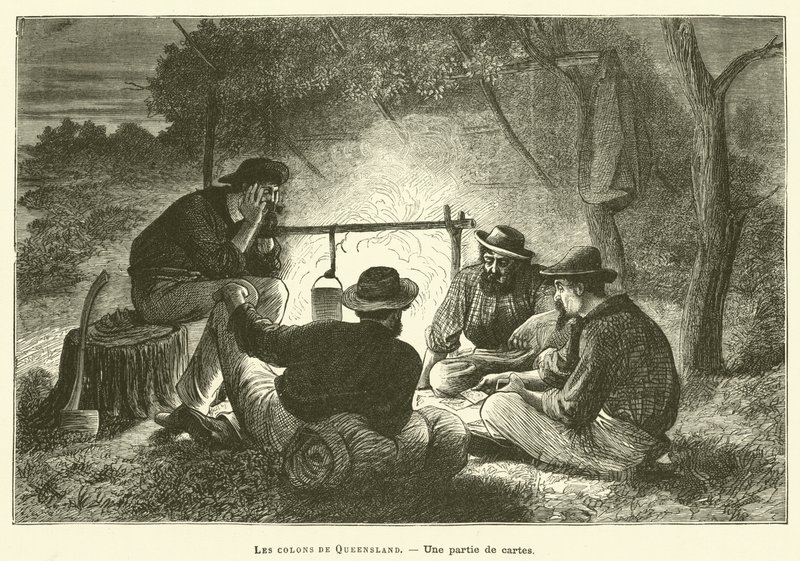 The Settlers Of Queensland (gravering) af French School