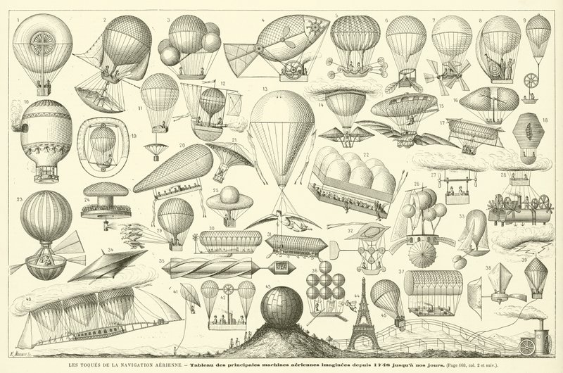 The Toques Of Air Navigation (gravering) af French School