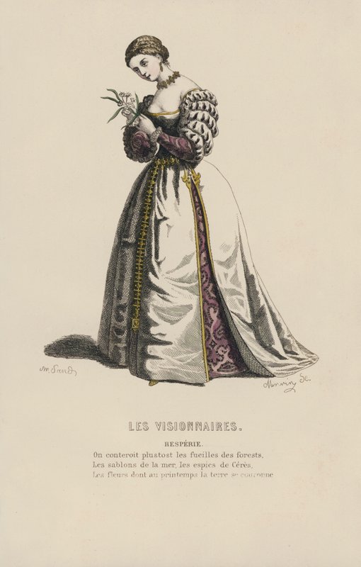 The Visionaries, Skipper (farvet gravering) af French School