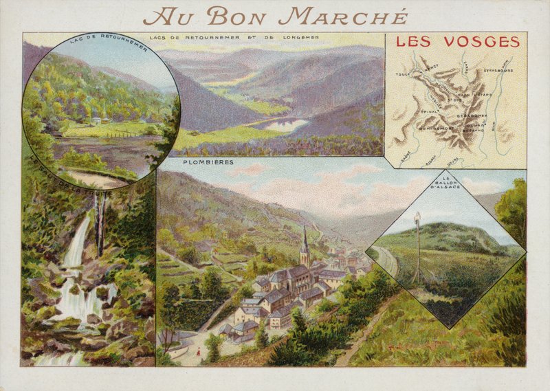 Vogeserne, kort af French School