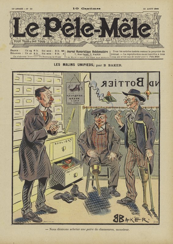 De kloge enfodede. Illustration til Le Pele-Mele af French School
