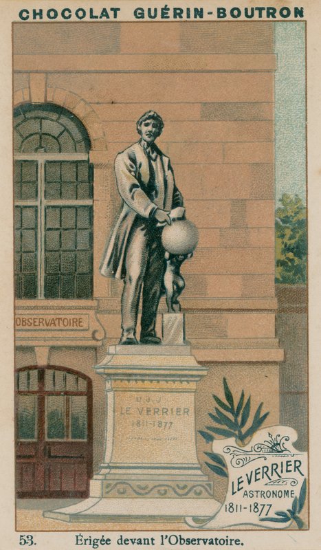 Leverrier, astronom, 1811-1877, rejst foran observatoriet af French School