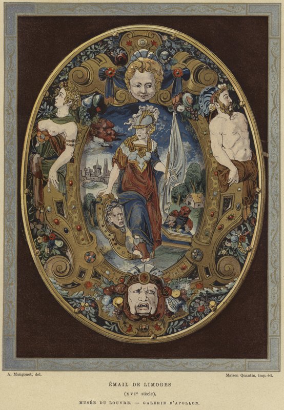 Limoges emalje, 1500-tallet af French School