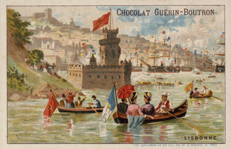 Lissabon (chromolit) af French School