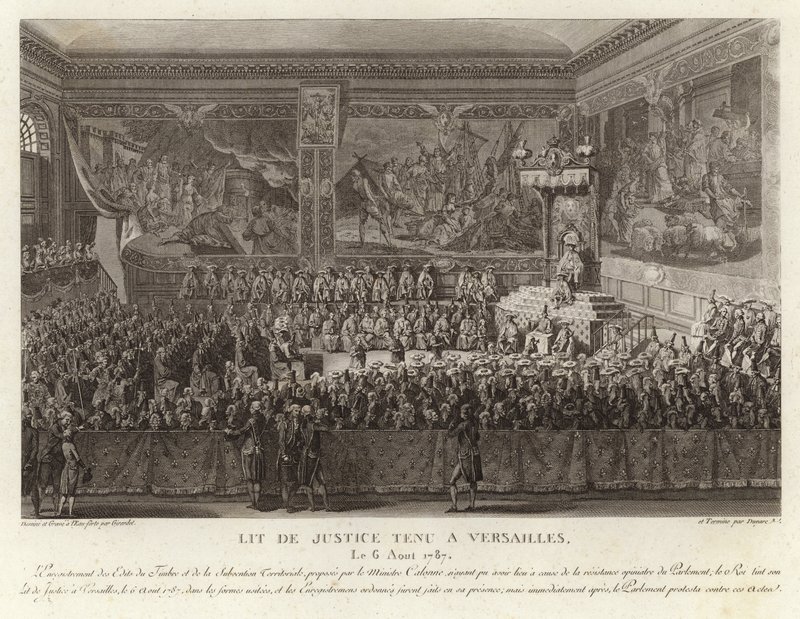 Lit de Justice afholdt i Versailles af French School