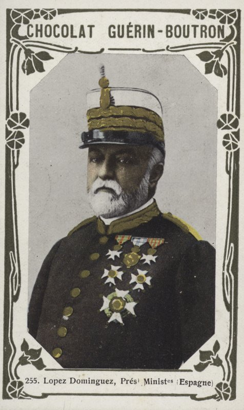 Lopez Dominguez, ministerpræsident, Spanien (farvet foto) af French School