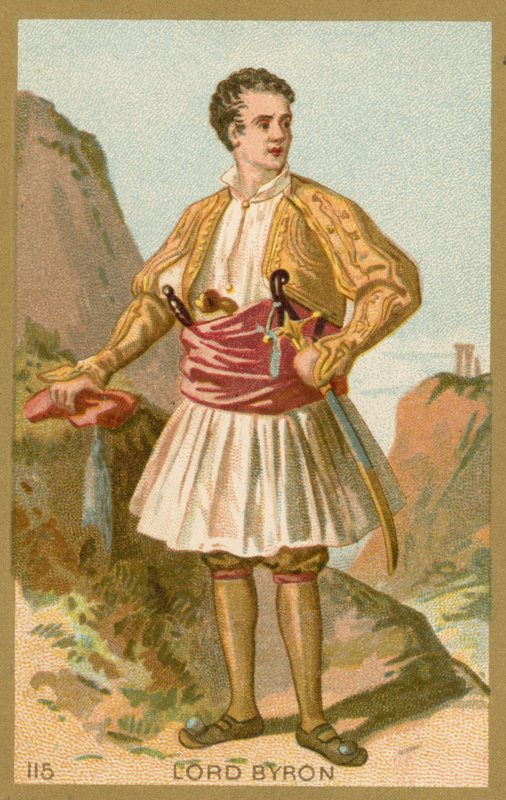 Lord Byron, engelsk digter af French School