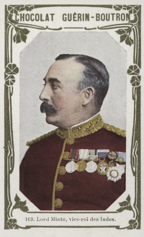 Lord Minto, vice-roi des Indes (farvet foto) af French School