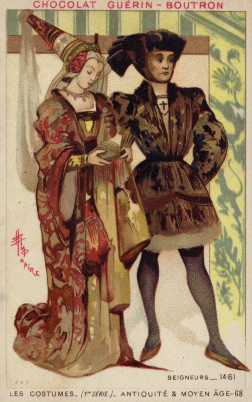 Herre og frue, 1461 af French School
