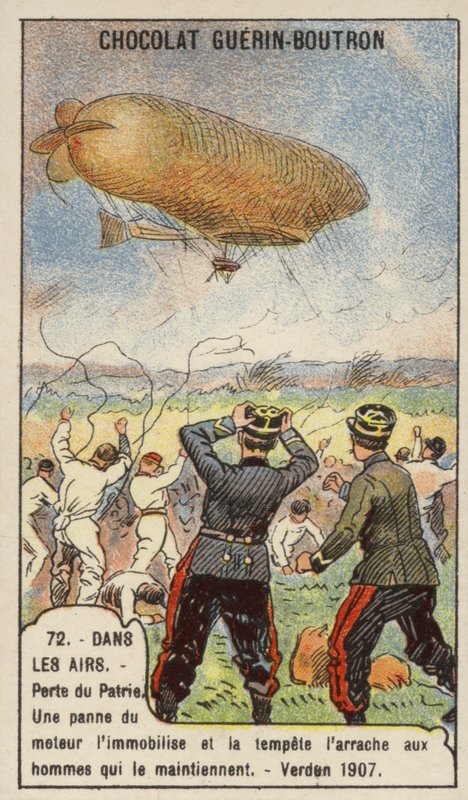 Tab af det franske militærluftskib Patrie, Verdun af French School