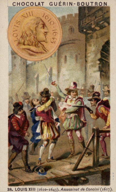 Ludvig III af Frankrig og mordet på Concino Concini, Marquis d
