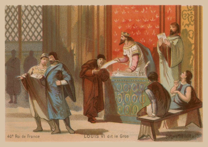 Ludvig VI af Frankrig, kaldet den fede (1081-1137) af French School