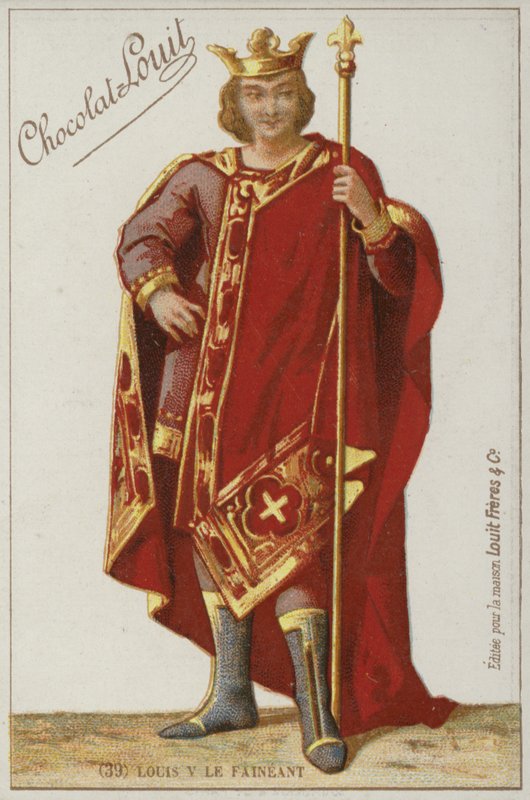 Louis V le Faineant af French School