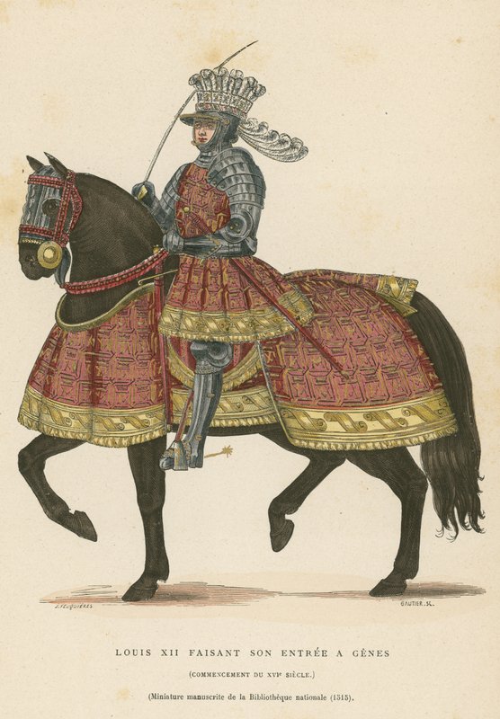 Louis XII of France  af French School