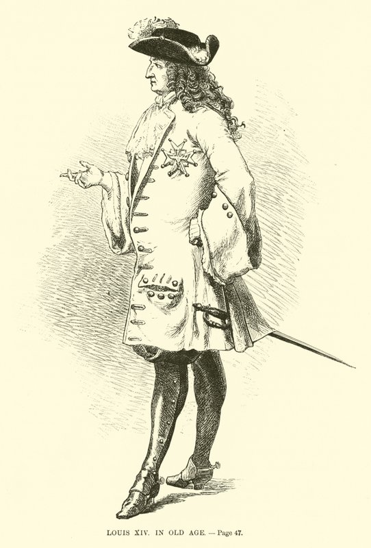 Ludvig XIV i alderdommen af French School