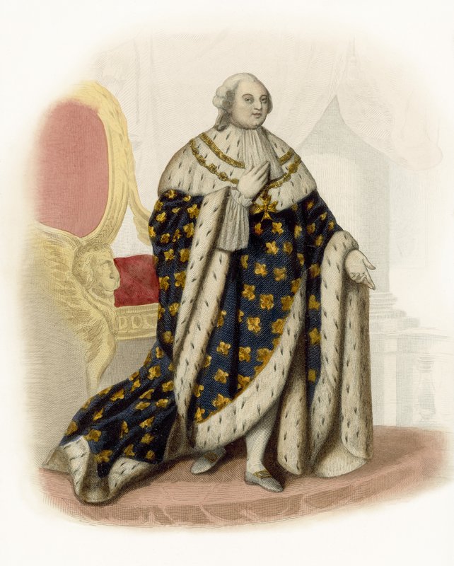 Ludvig XVI af French School