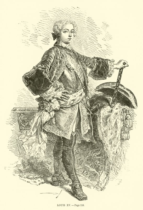 Ludvig XV af French School