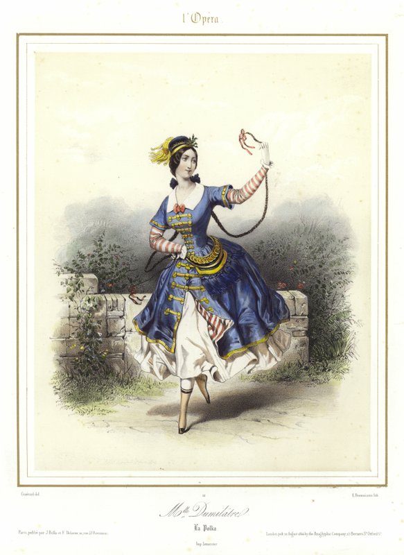 Louise Fitz James i Pas Ventien the Annals of the Opera af French School