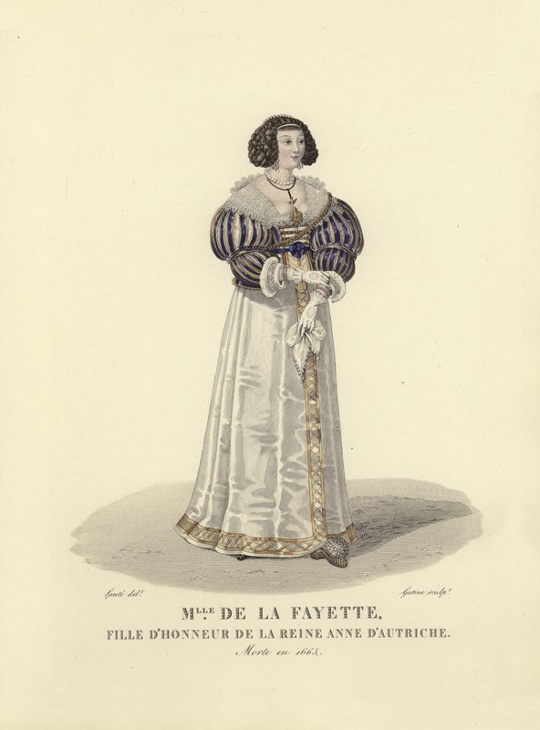 Louise de la Fayette, Maid of Honor til Anne af Østrig, Dronning Consort af kong Louis XIII af Frankrig af French School