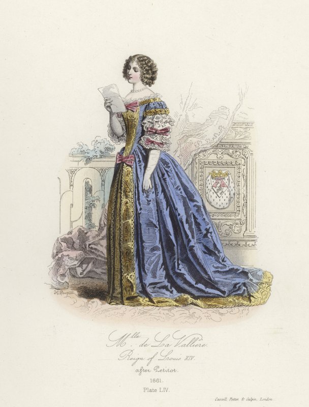 Louise de la Valliere, elskerinde til Louis XIV af Frankrig af French School