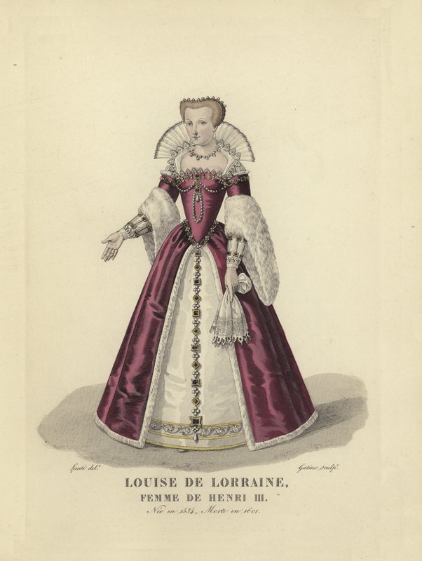 Louise af Lorraine, kone til kong Henrik III af Frankrig af French School