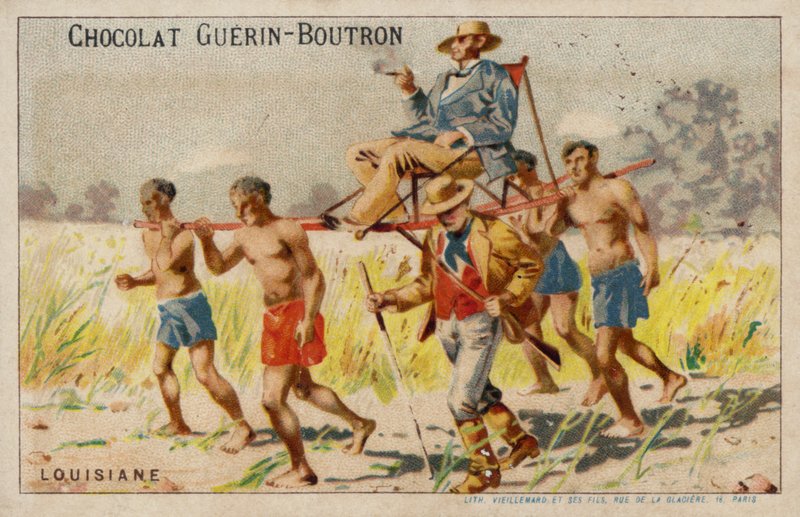 louisiana (chromolit) af French School