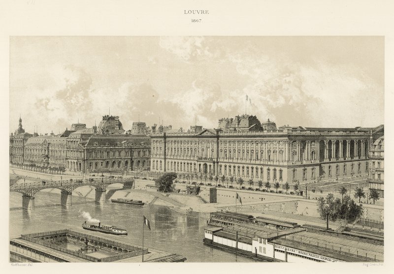 Louvre, 1867 af French School