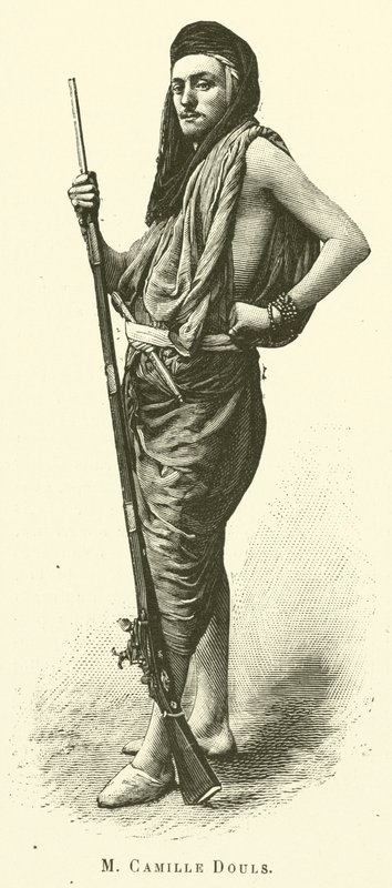 M Camille Douls (gravering) af French School