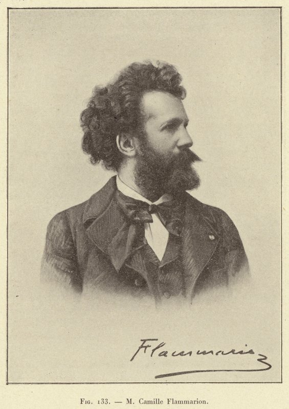 M Camille Flammarion (gravering) af French School