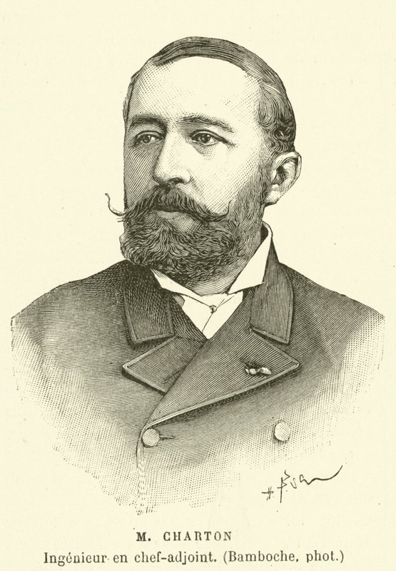 M Charton, vicechefingeniør (gravering) af French School