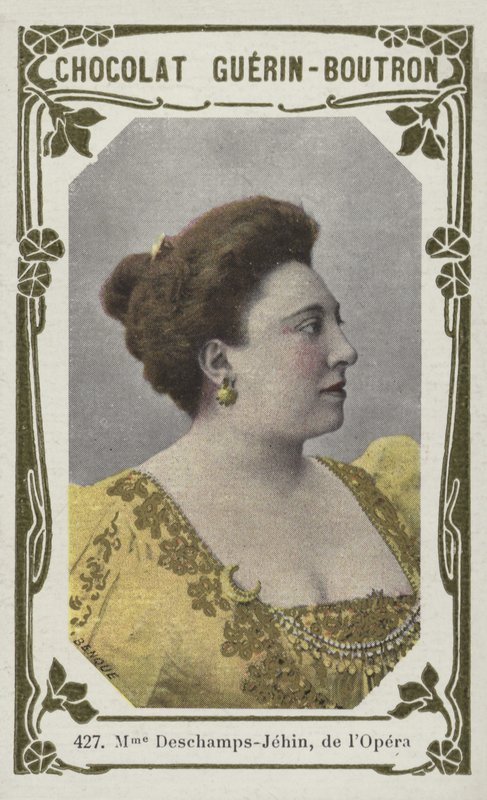 Madame Deschamps-Jehin, de lOpera (farvet foto) af French School