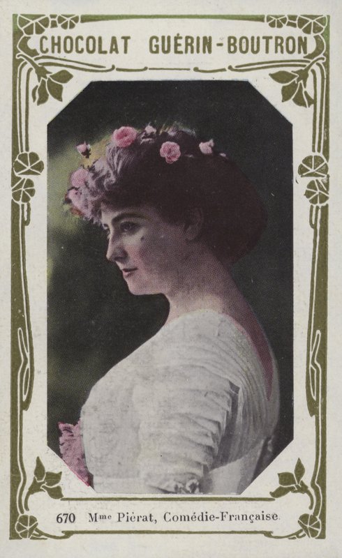 Madame Pierat, Comedie-Francaise (farvet foto) af French School
