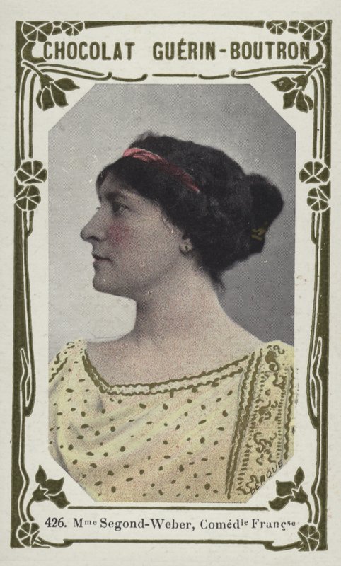 Madame Segond-Weber, Comedie Francaise (farvet foto) af French School