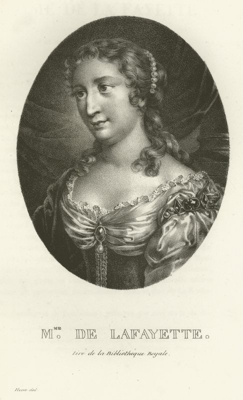 Madame de Lafayette af French School