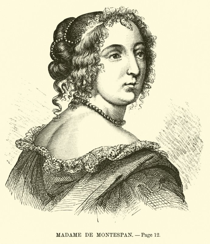 Madame de Montespan af French School
